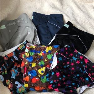 6 Brand new cloth dipers